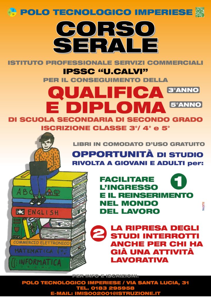 Iscrizioni per il corso serale IPSSC