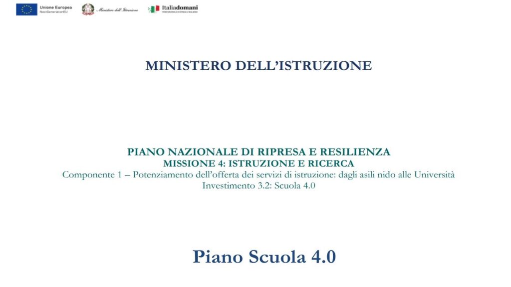 PNRR: SCUOLA 4.0, il Polo Tecnologico Imperiese c’è!